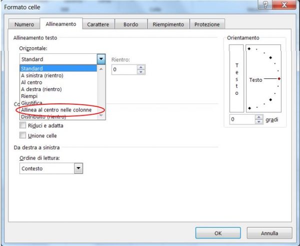 #Excel - Come centrare del testo tra più colonne - Excel Academy