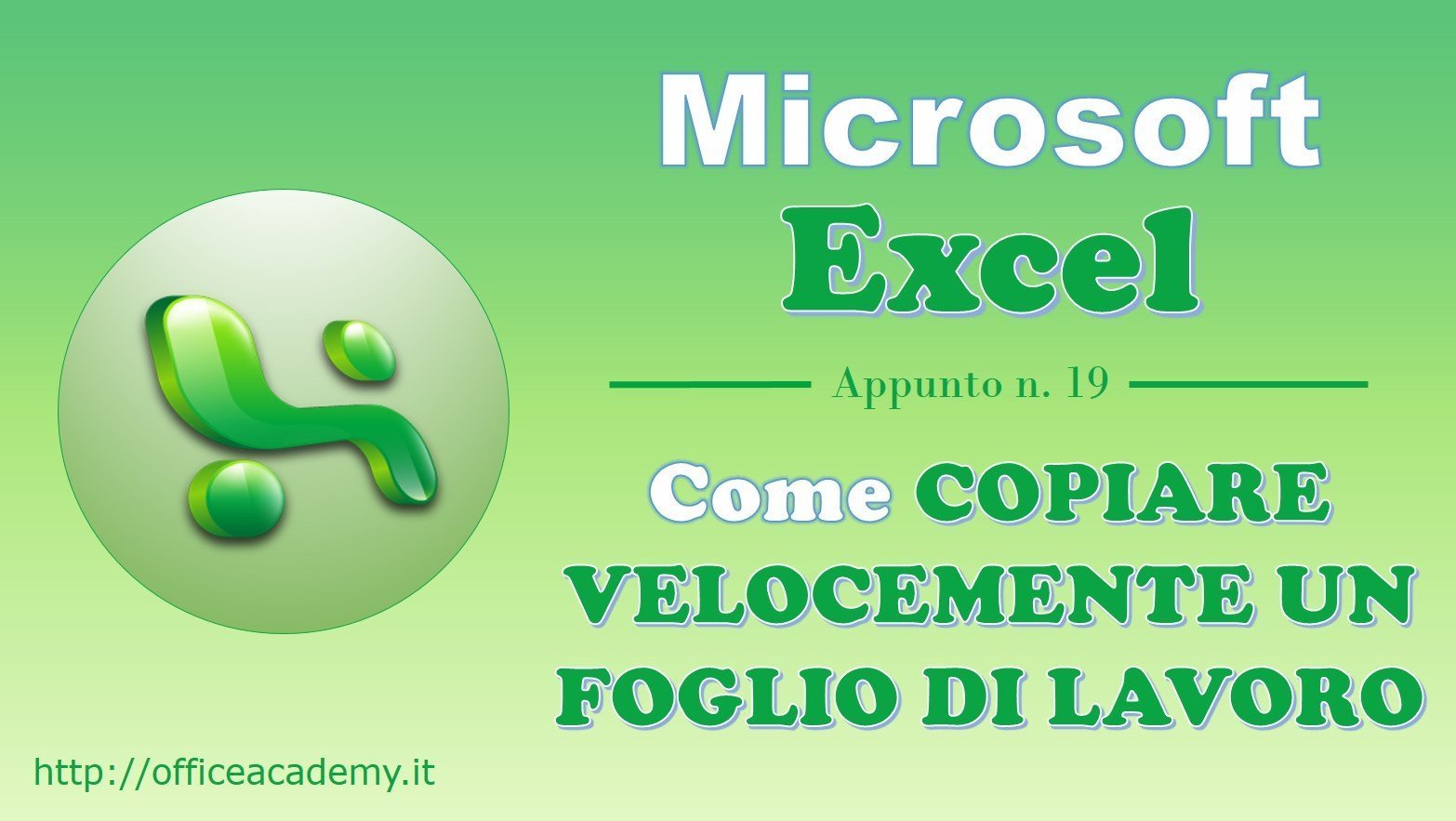 Come copiare velocemente un foglio di lavoro
