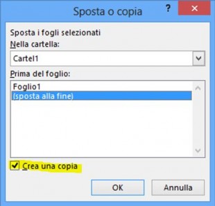 Come fare la copia di un foglio di lavoro con il tasto destro del mouse 2