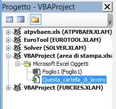 VBA macro - Passaggio 1