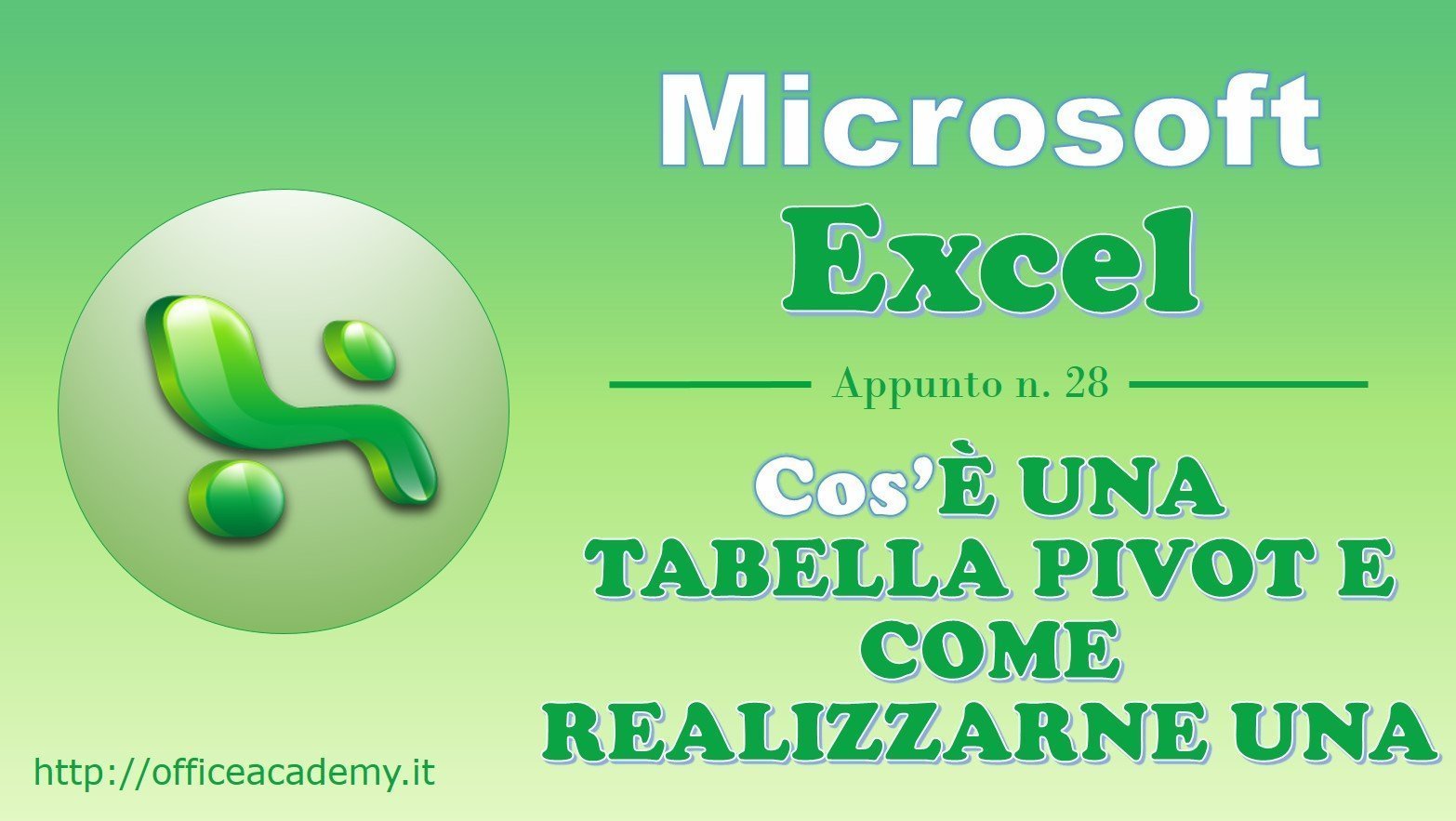 #Excel - Cos'è una Tabella Pivot e come realizzarne una 1