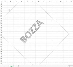 Usare l'opzione WordArt per creare l'immagine da usare come filigrana