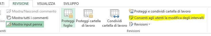 Consenti agli utenti la modifica degli intervalli