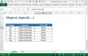 La funzione E