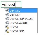 Le funzioni di Excel per la deviazione standard