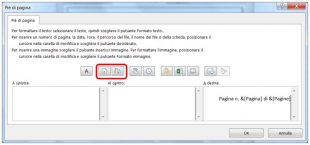 Con i pulsanti presenti sulla maschera potrete ricreare la numerazione delle varie pagine