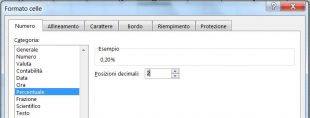 Visualizzare le cifre decimali