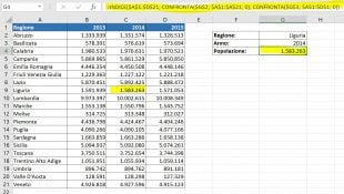La formula INDICE CONFRONTA per cercare a 2 vie in Excel