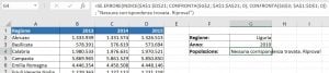Usare INDICE CONFRONTA con la funzione SE.ERRORE
