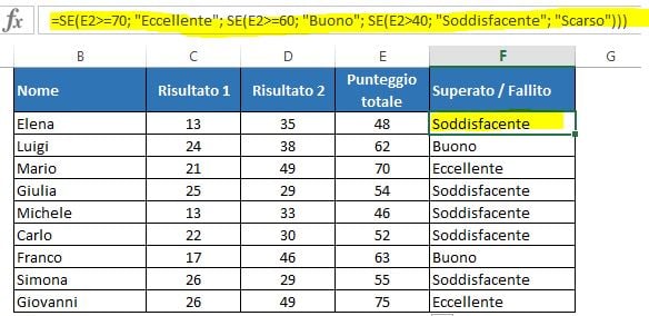 une-sempio-di-funzione-se-nidificata