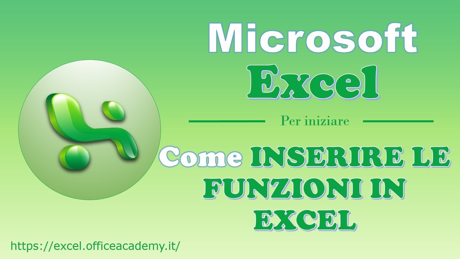 Come inserire le funzioni in Excel