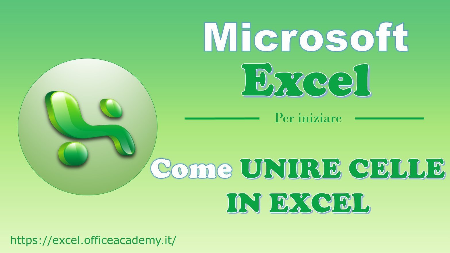 Come unire celle in Excel