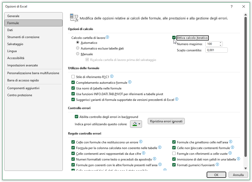 Scrivere automaticamente l'orario di inserimento dei dati 2