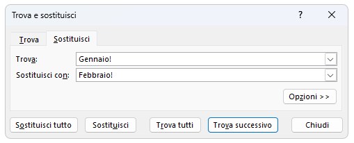 Inserire riferimenti ai fogli di Excel in modo relativo nelle formule 1