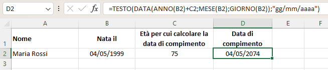 4 modi per calcolare l'età in Microsoft Excel 3