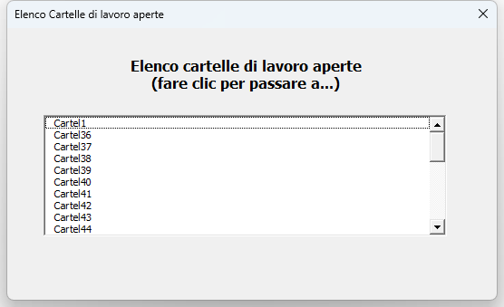 Come visualizzare i nomi di tutte le cartelle di lavoro di Excel aperte 1