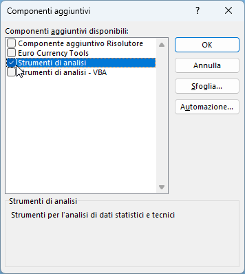 Come copiare un valore dalla Barra di stato 1