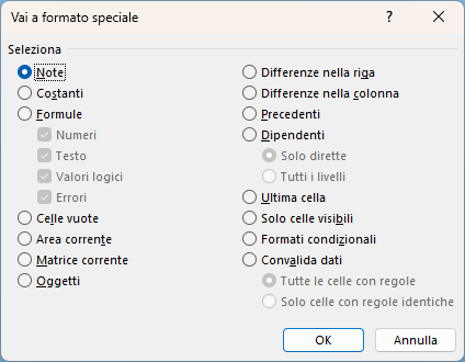 Come contare quanti commenti ci sono in un foglio di lavoro 1